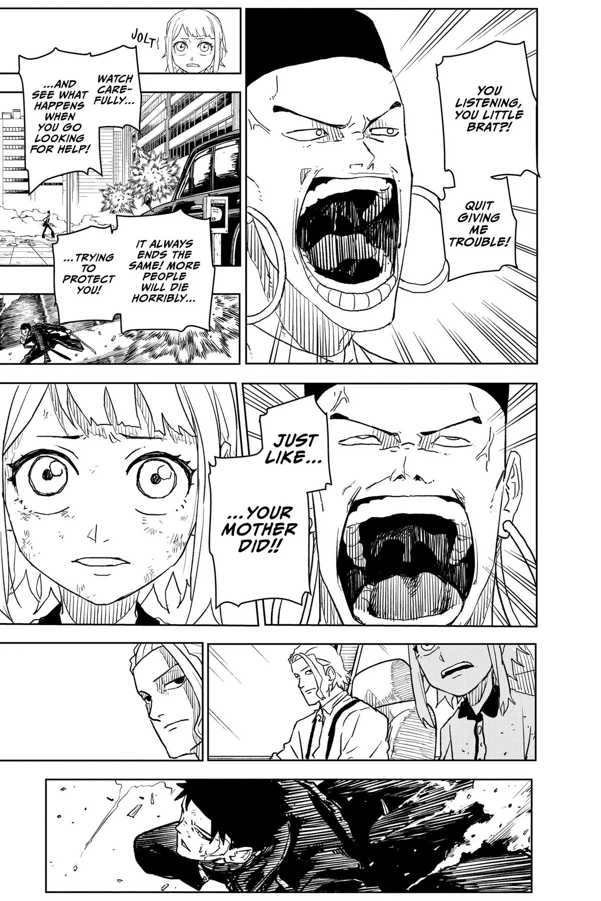 Kagurabachi Manga Chapter 4 page 9 - Sorcery and the Enchanted Blade scene