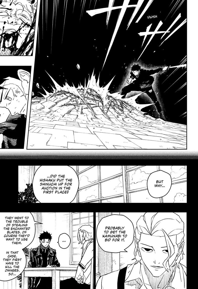 Kagurabachi Manga Chapter 40 page 3 - The Tip scene