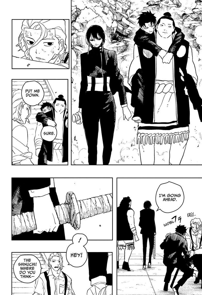 Kagurabachi Manga Chapter 44 page 10 - The Curtain Falls scene