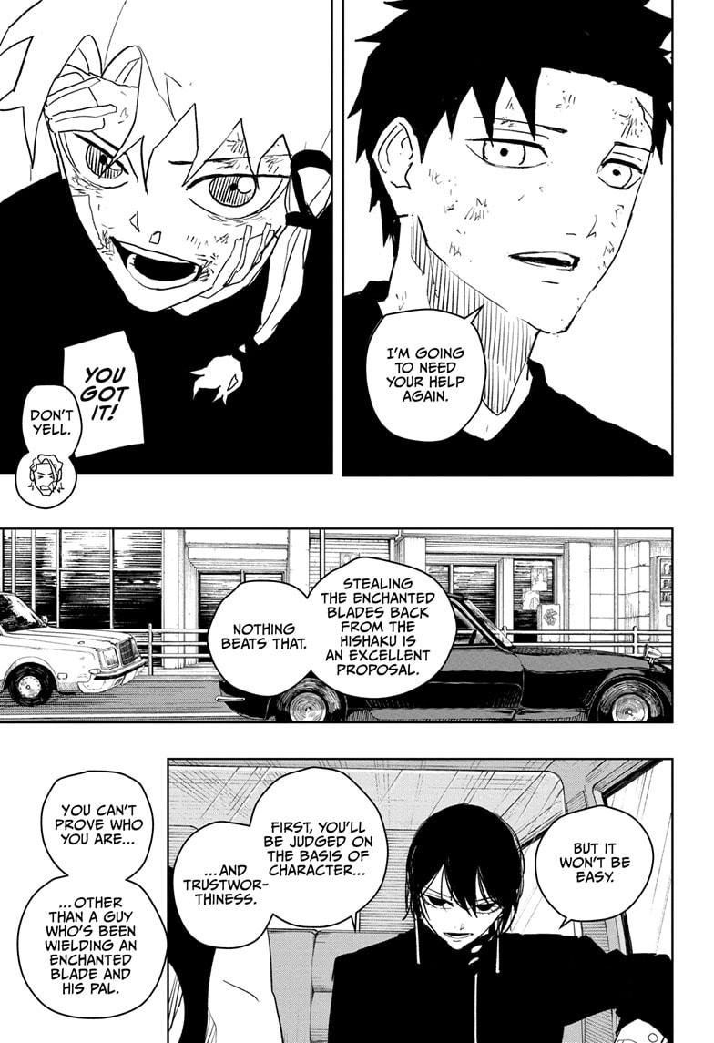 Kagurabachi Manga Chapter 45 page 17 - What Comes Next scene