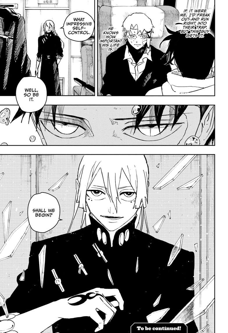 Kagurabachi Manga Chapter 48 page 19 - The Kokugoku Steam Squad scene