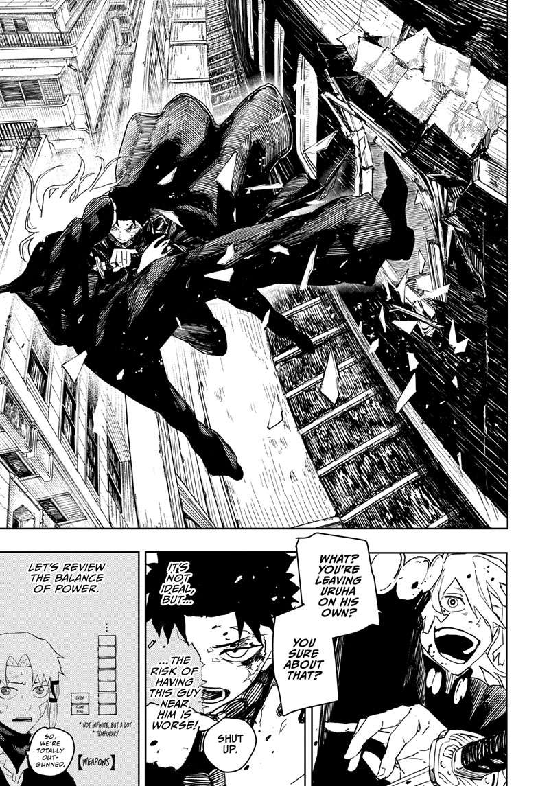 Kagurabachi Manga Chapter 49 page 13 - Deadlock scene