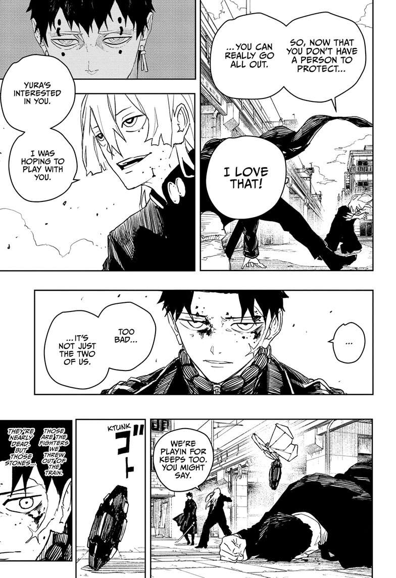 Kagurabachi Manga Chapter 49 page 17 - Deadlock scene