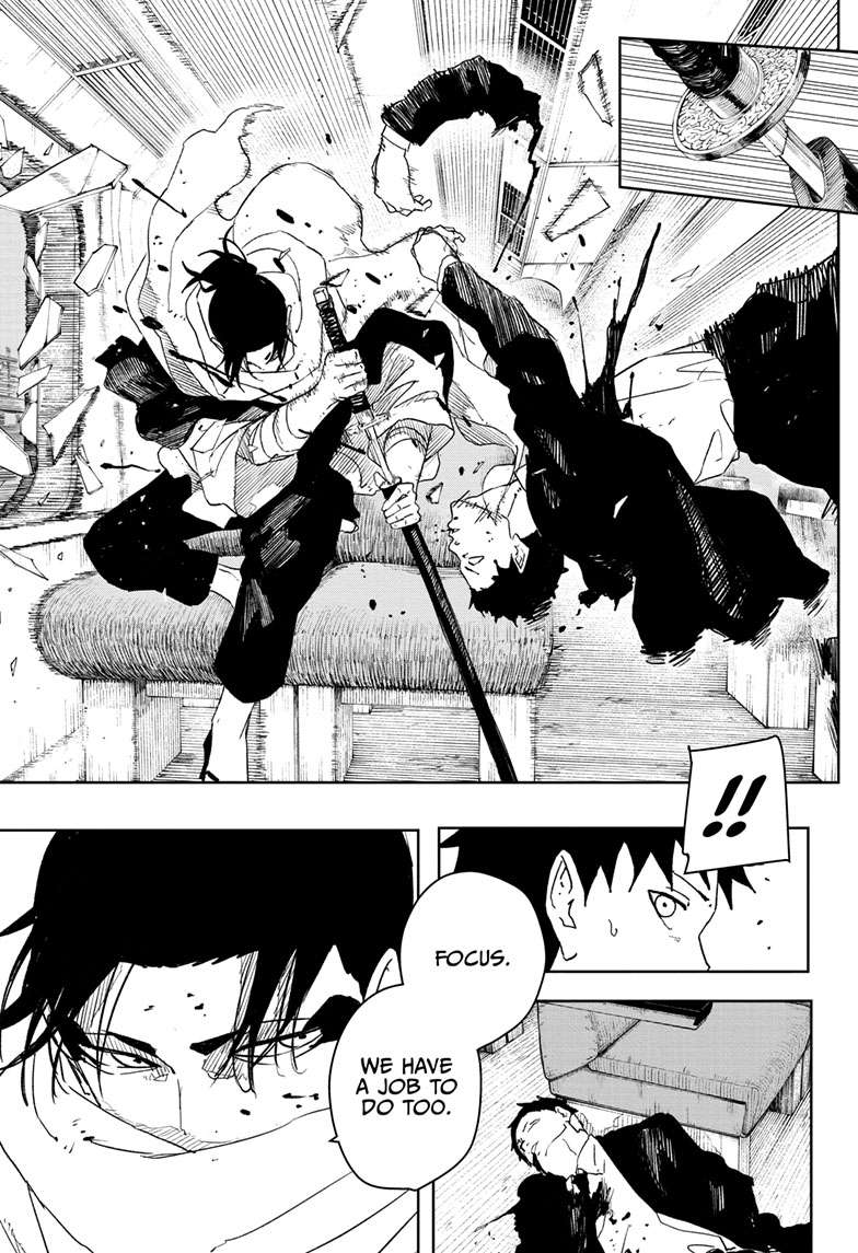 Kagurabachi Manga Chapter 49 page 4 - Deadlock scene