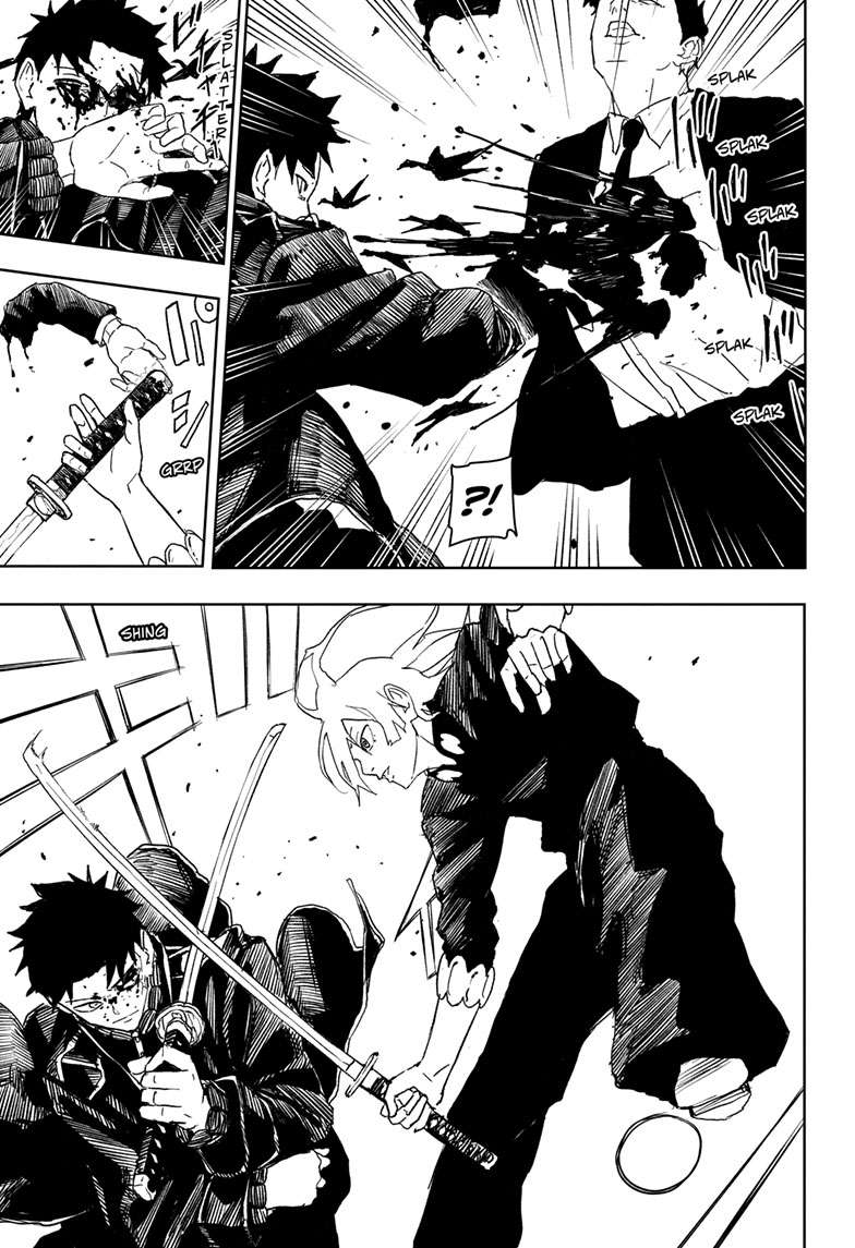 Kagurabachi Manga Chapter 49 page 8 - Deadlock scene