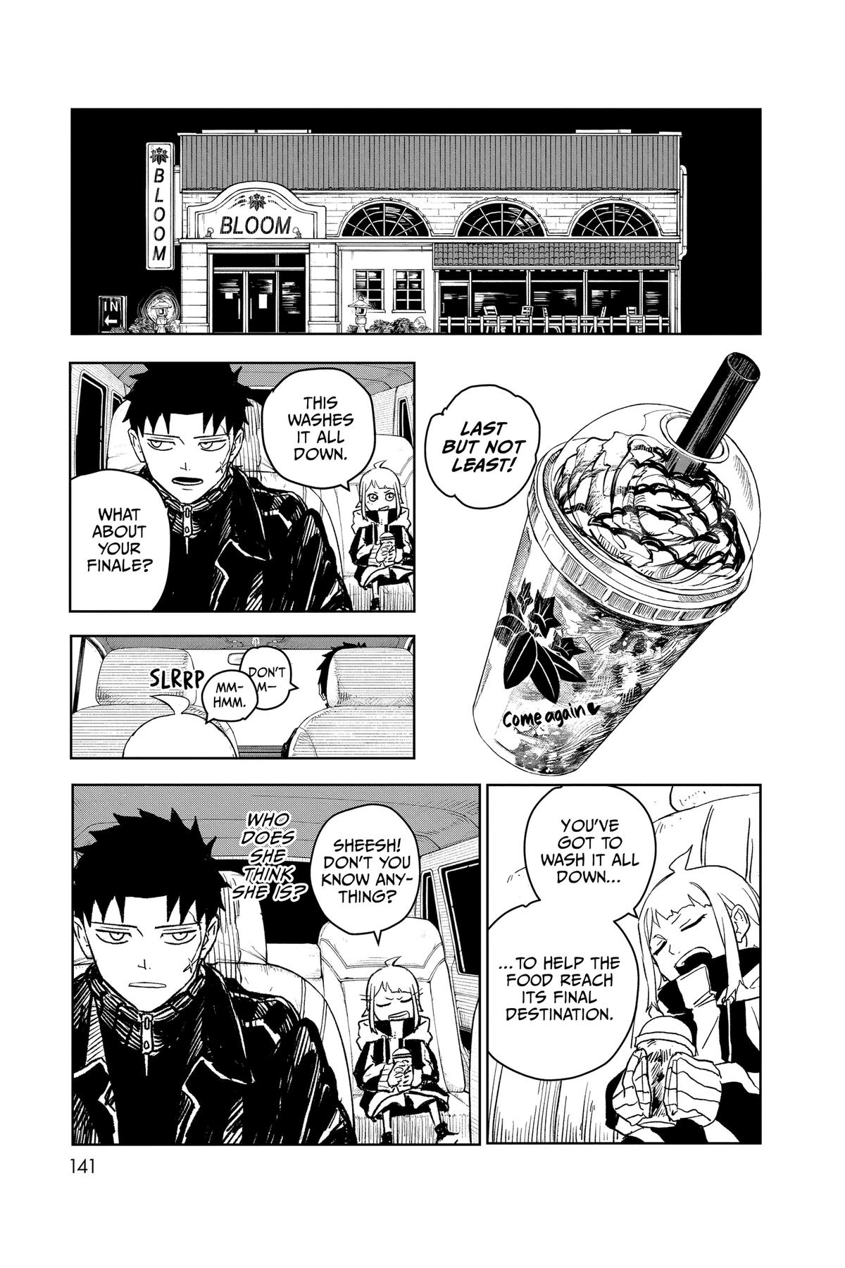 Kagurabachi Manga Chapter 5 page 11 - A Good Meal scene