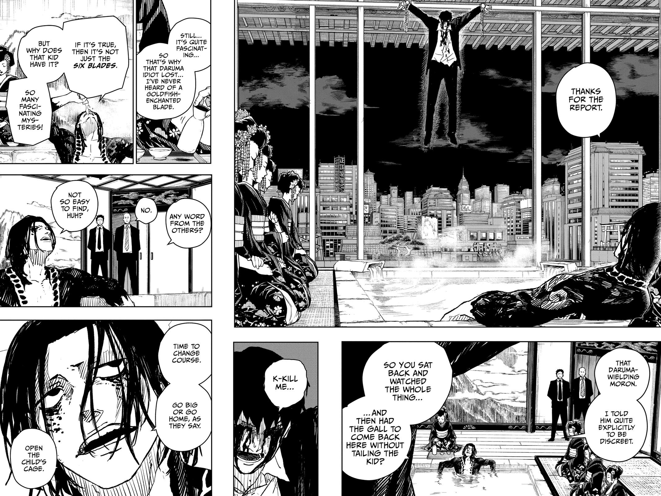 Kagurabachi Manga Chapter 5 page 12 - A Good Meal scene