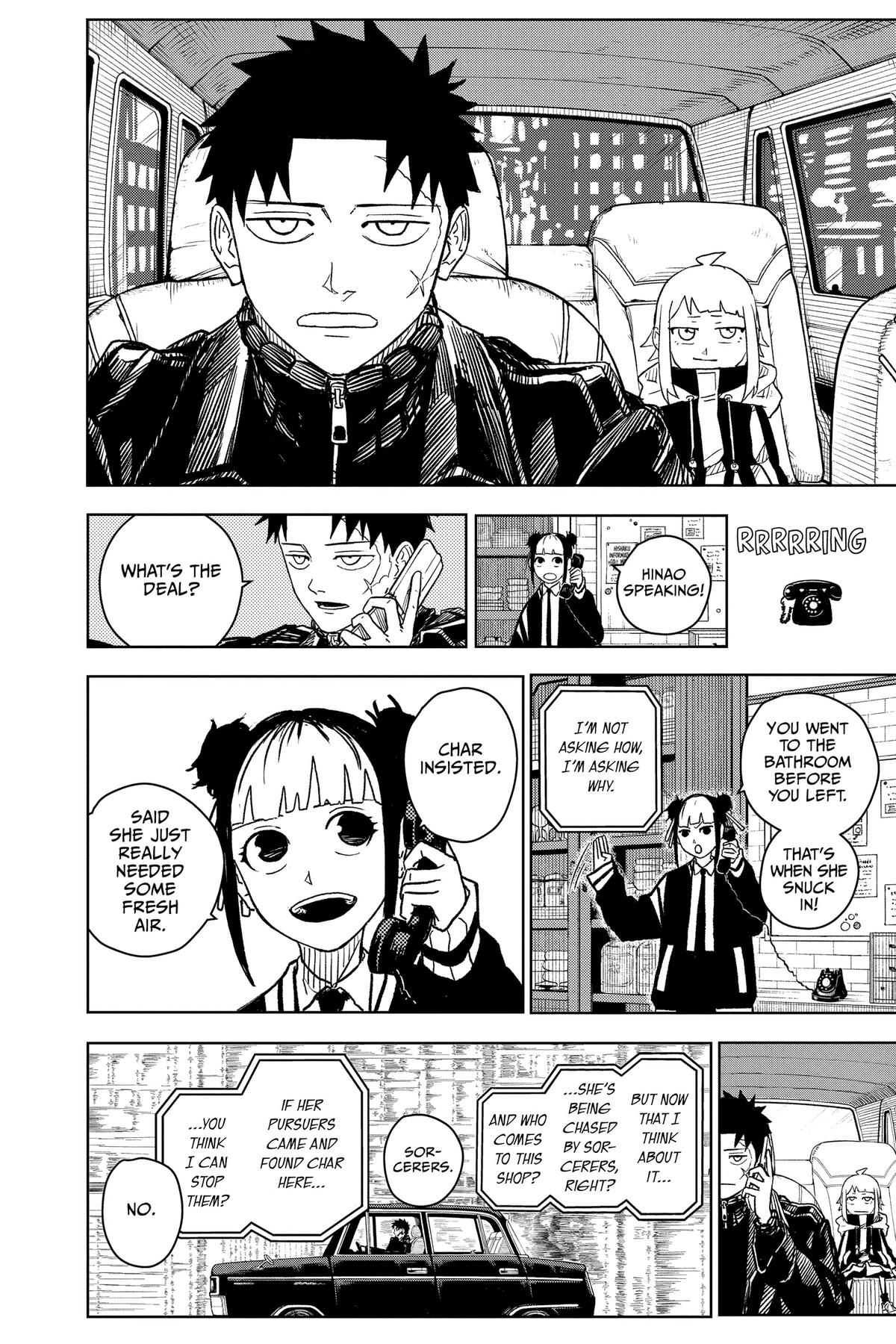 Kagurabachi Manga Chapter 5 page 4 - A Good Meal scene