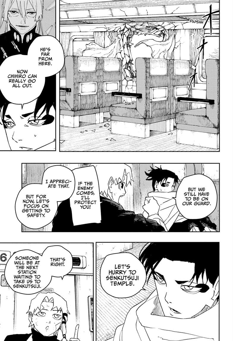 Kagurabachi Manga Chapter 50 page 3 - Interception scene