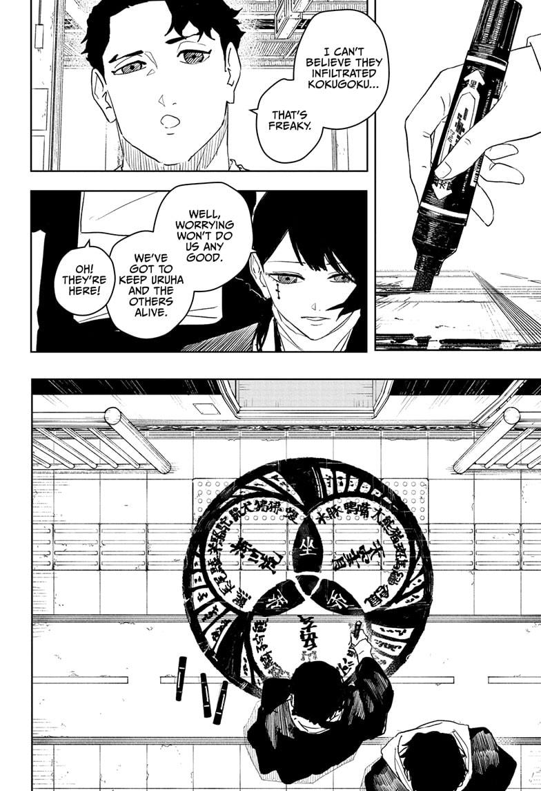 Kagurabachi Manga Chapter 50 page 4 - Interception scene