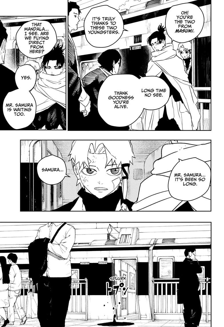 Kagurabachi Manga Chapter 50 page 5 - Interception scene