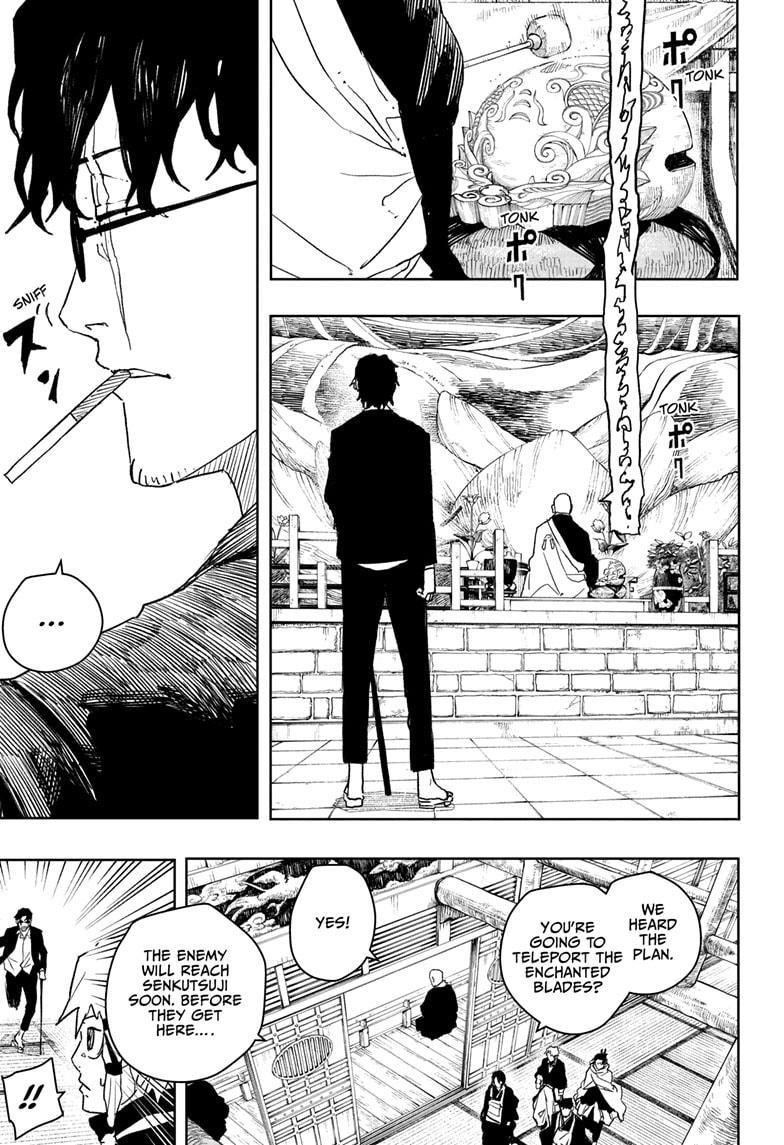 Kagurabachi Manga Chapter 50 page 7 - Interception scene