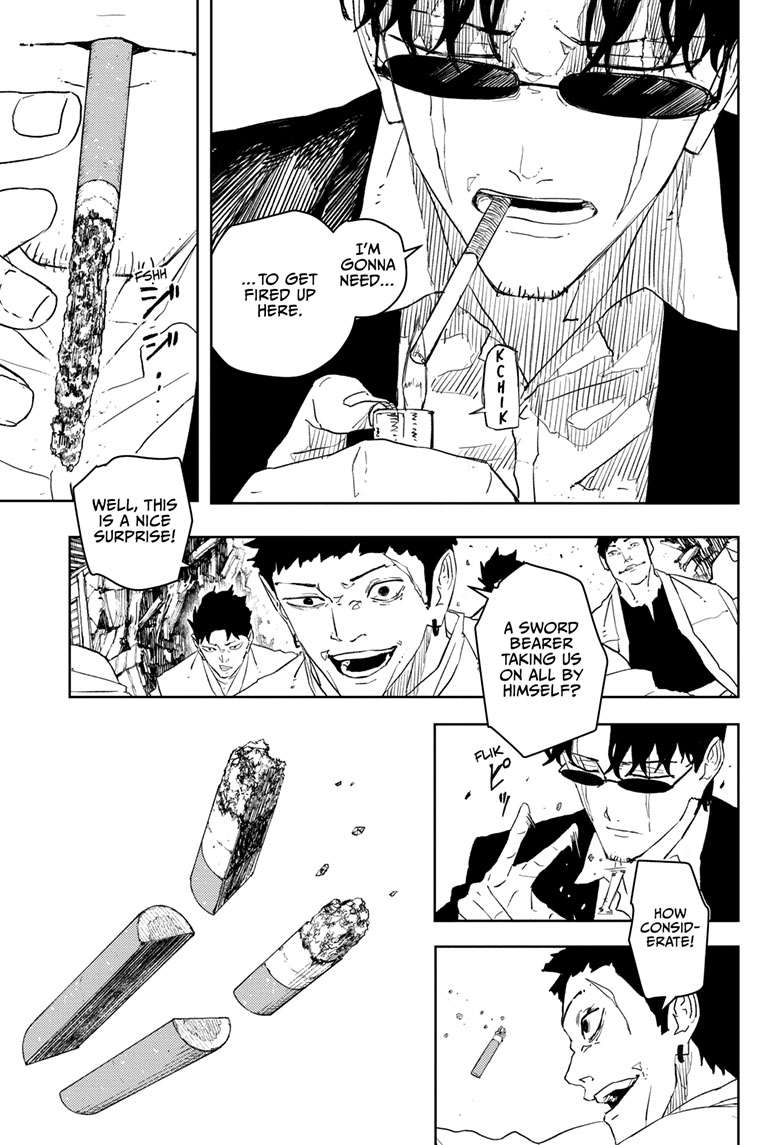 Kagurabachi Manga Chapter 51 page 12 - Samura scene