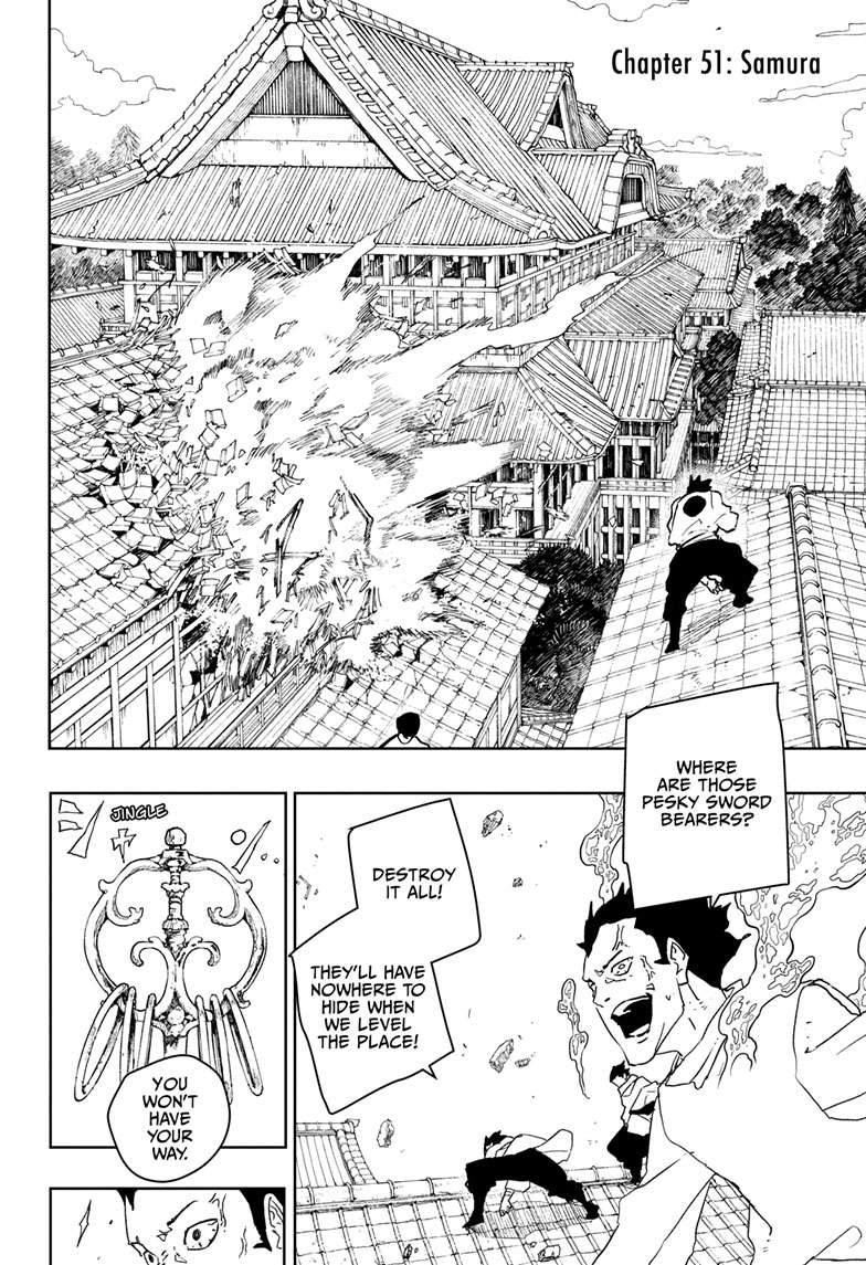 Kagurabachi Manga Chapter 51 page 5 - Samura scene