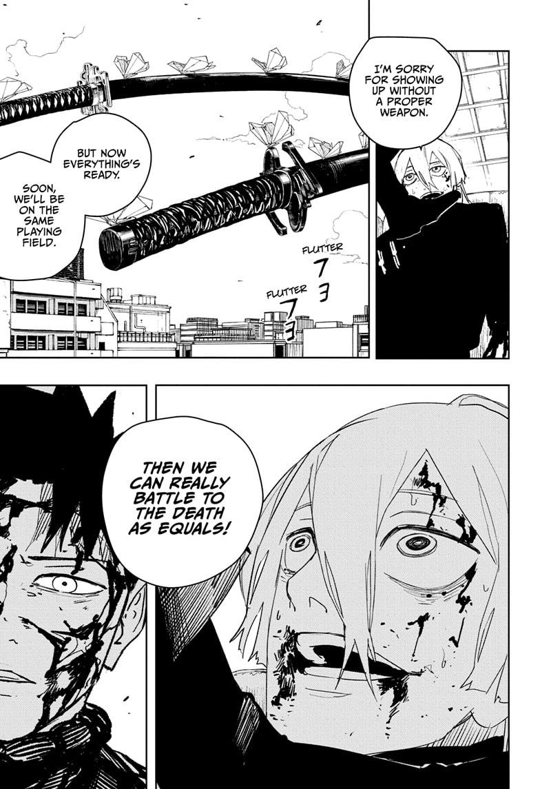 Kagurabachi Manga Chapter 54 page 17 - Friendship scene