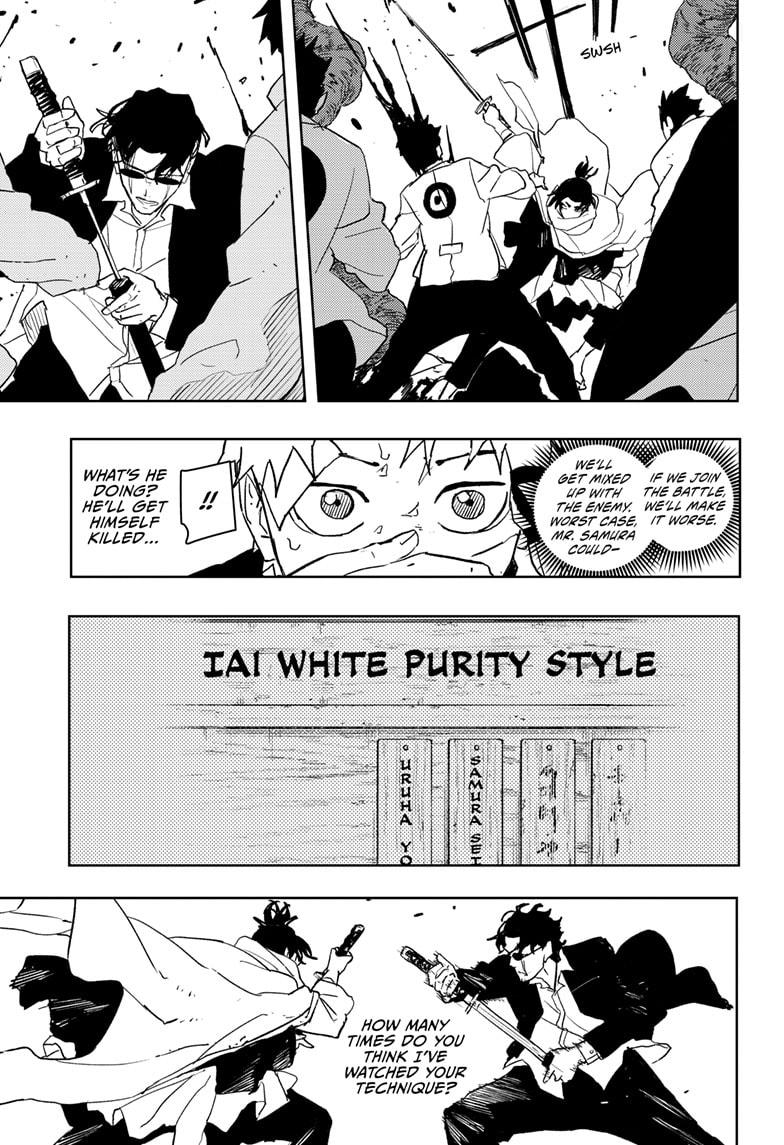 Kagurabachi Manga Chapter 55 page 15 - Fight Alongside scene