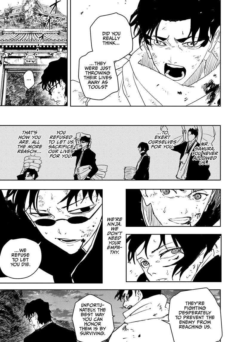 Kagurabachi Manga Chapter 56 page 15 - Daybreak scene