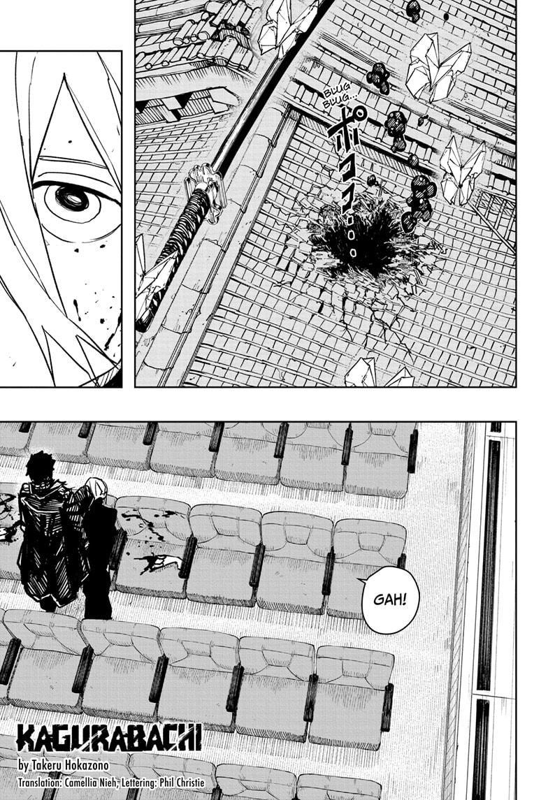 Kagurabachi Manga Chapter 57 page 1 - Collapse scene
