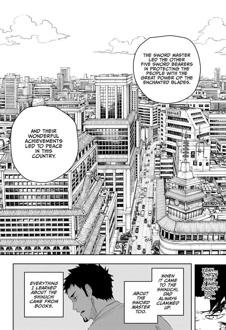 Kagurabachi Manga Chapter 57 page 10 - Collapse scene