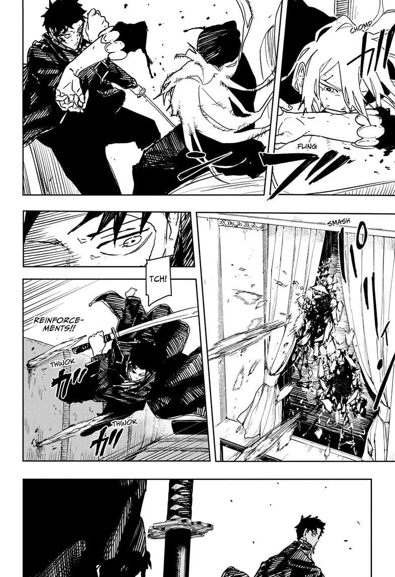 Kagurabachi Manga Chapter 57 page 16 - Collapse scene