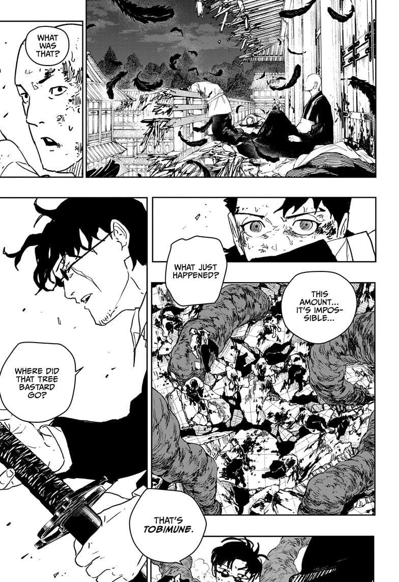 Kagurabachi Manga Chapter 57 page 3 - Collapse scene