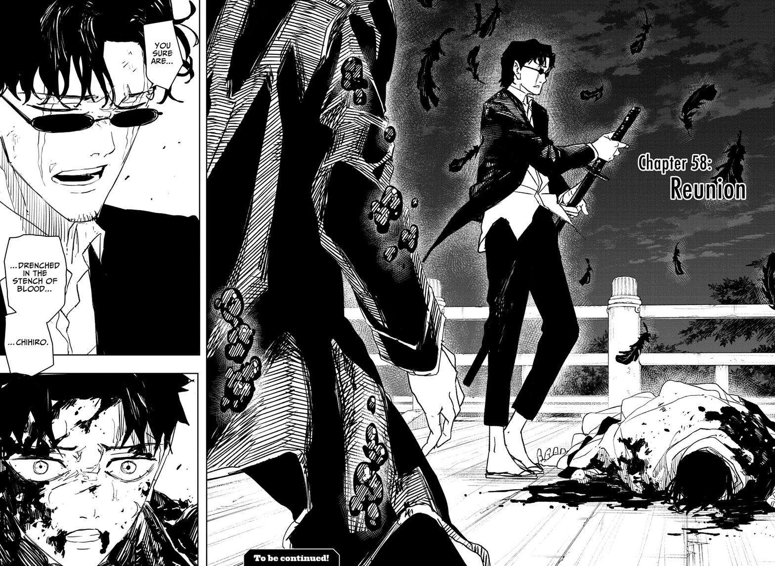 Kagurabachi Manga Chapter 58 page 18 - Reunion scene