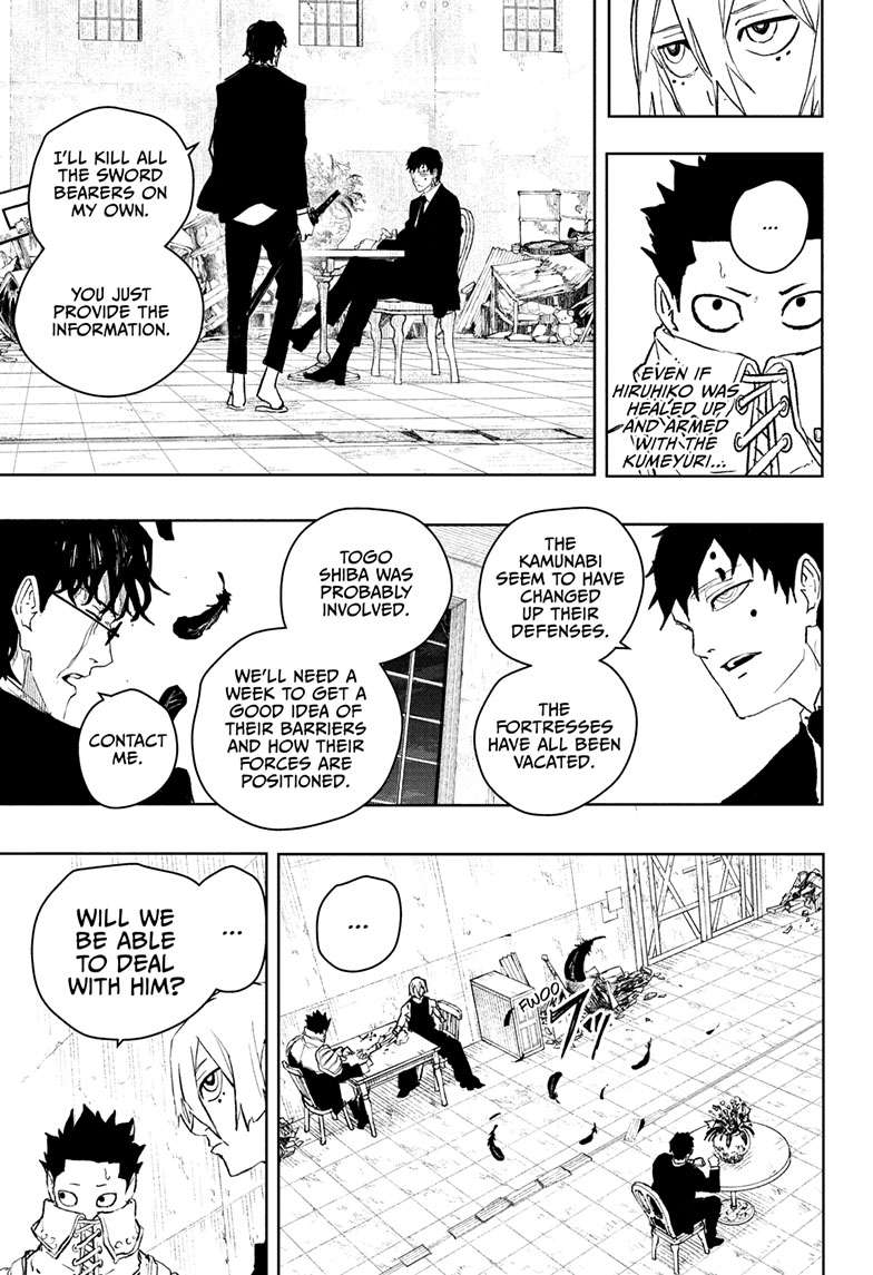 Kagurabachi Manga Chapter 59 page 18 - Blackout scene