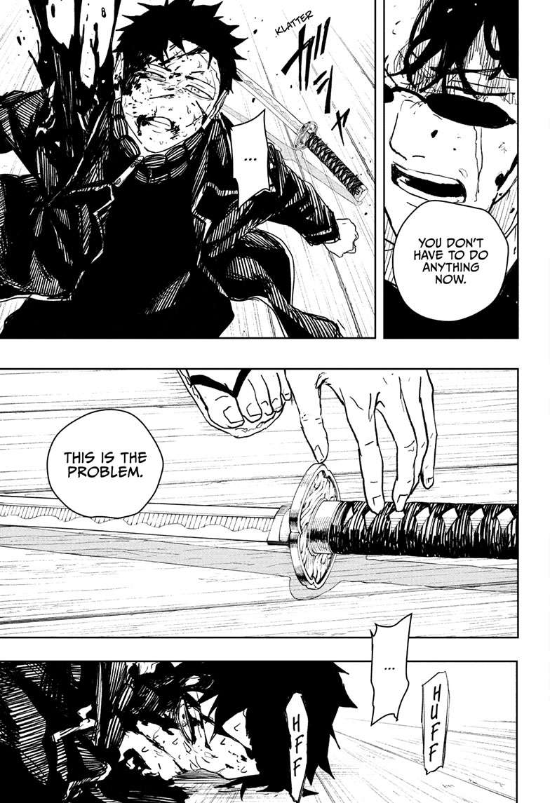 Kagurabachi Manga Chapter 59 page 7 - Blackout scene