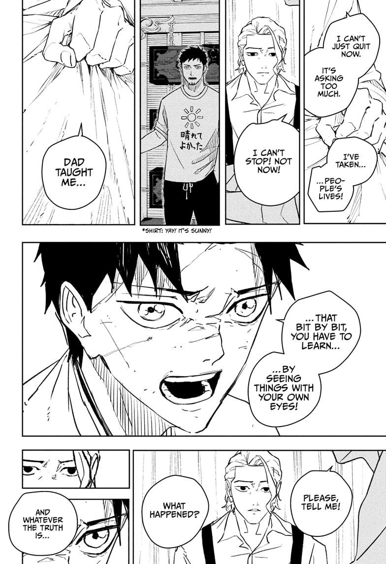 Kagurabachi Manga Chapter 60 page 14 - Resurrection scene