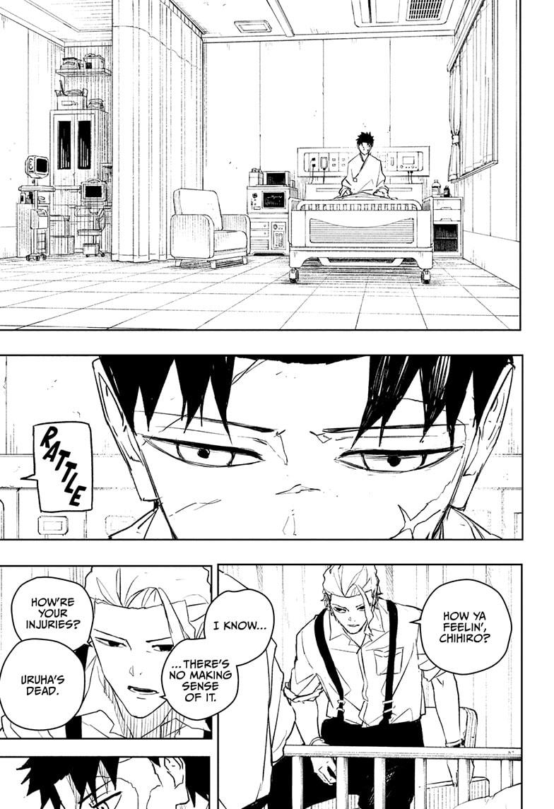 Kagurabachi Manga Chapter 60 page 5 - Resurrection scene