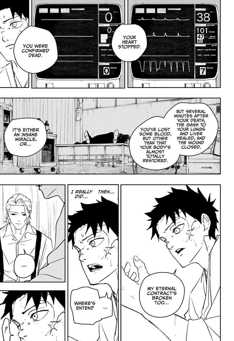 Kagurabachi Manga Chapter 60 page 7 - Resurrection scene