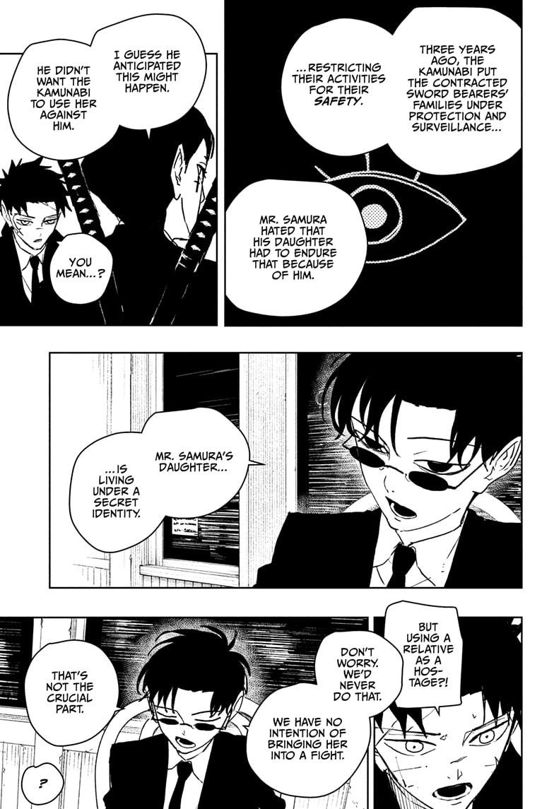 Kagurabachi Manga Chapter 61 page 11 - Night Battle scene