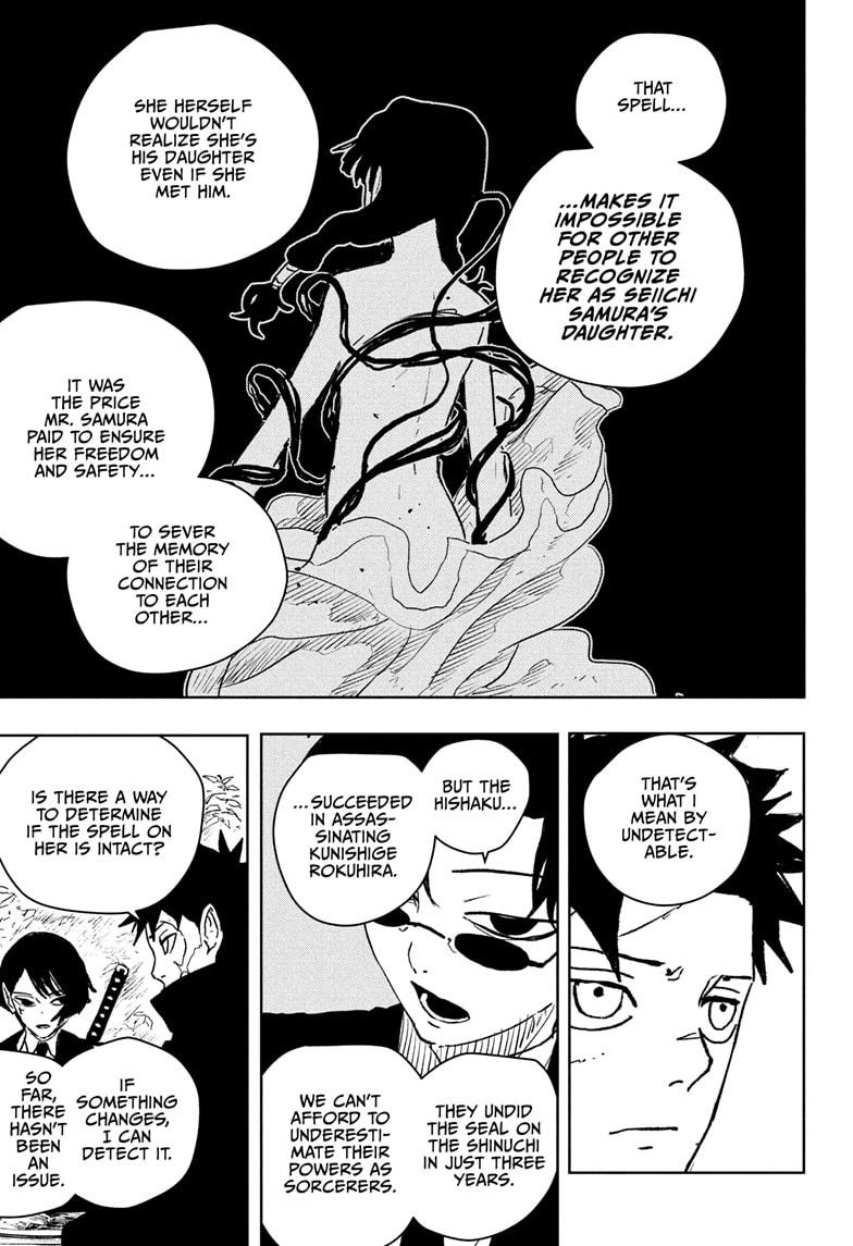 Kagurabachi Manga Chapter 61 page 13 - Night Battle scene