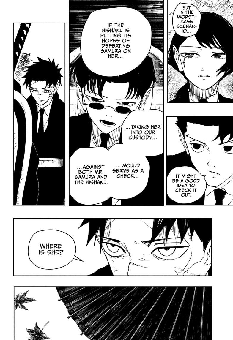 Kagurabachi Manga Chapter 61 page 14 - Night Battle scene