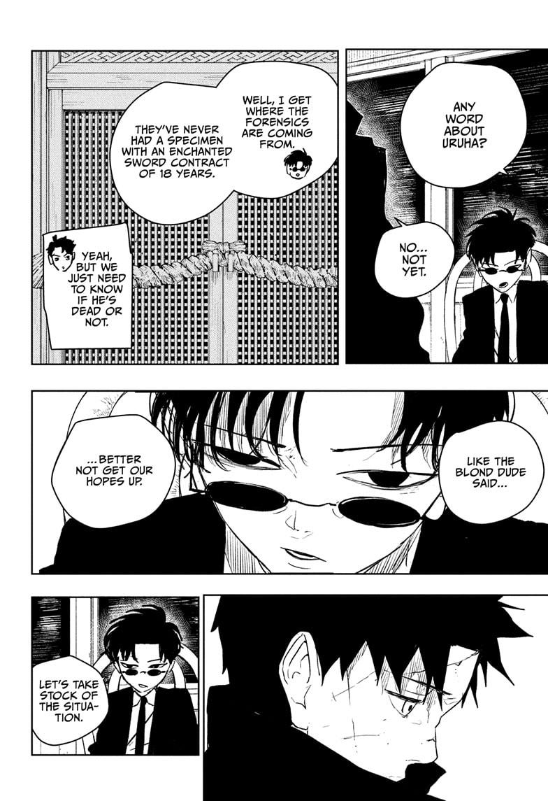 Kagurabachi Manga Chapter 61 page 4 - Night Battle scene