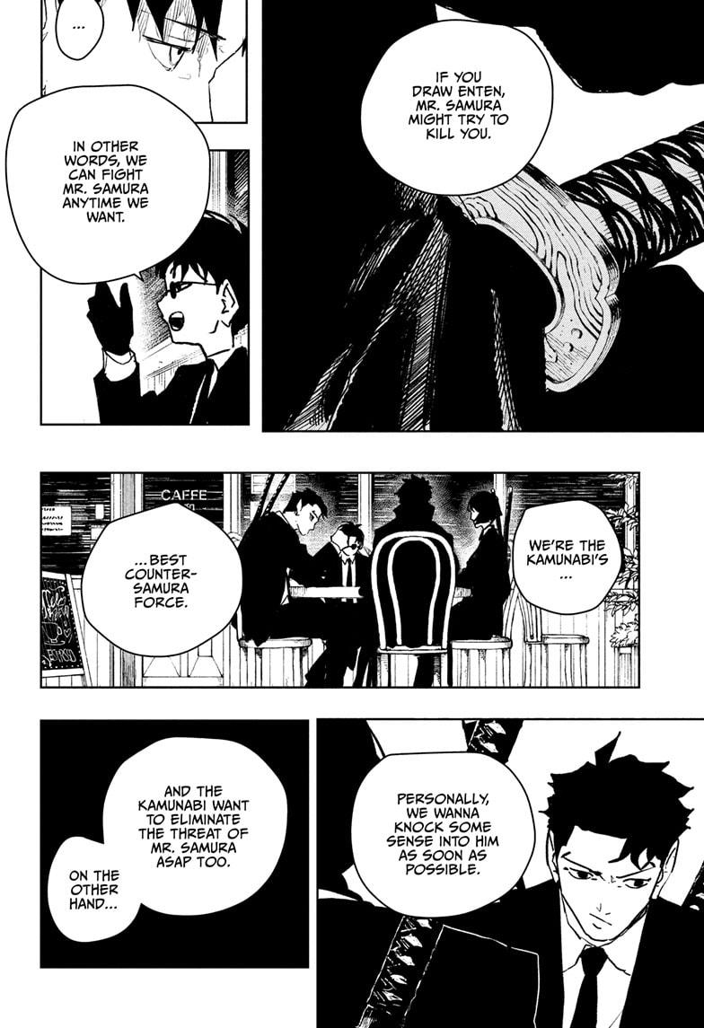 Kagurabachi Manga Chapter 61 page 6 - Night Battle scene