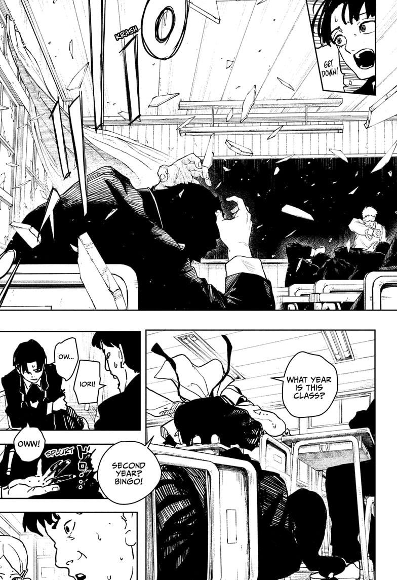 Kagurabachi Manga Chapter 62 page 11 - Iori scene