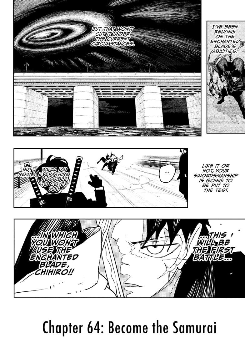 Kagurabachi Manga Chapter 64 page 6 - Become the Samurai scene