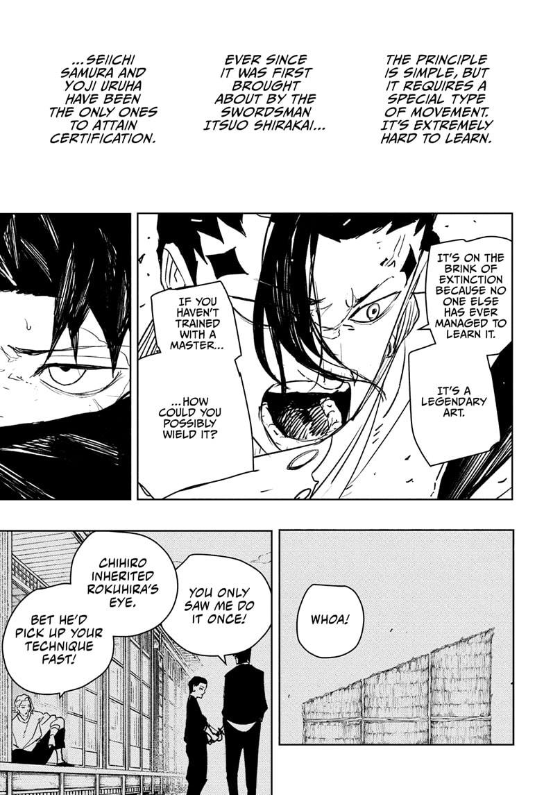 Kagurabachi Manga Chapter 65 page 3 - Imitate scene