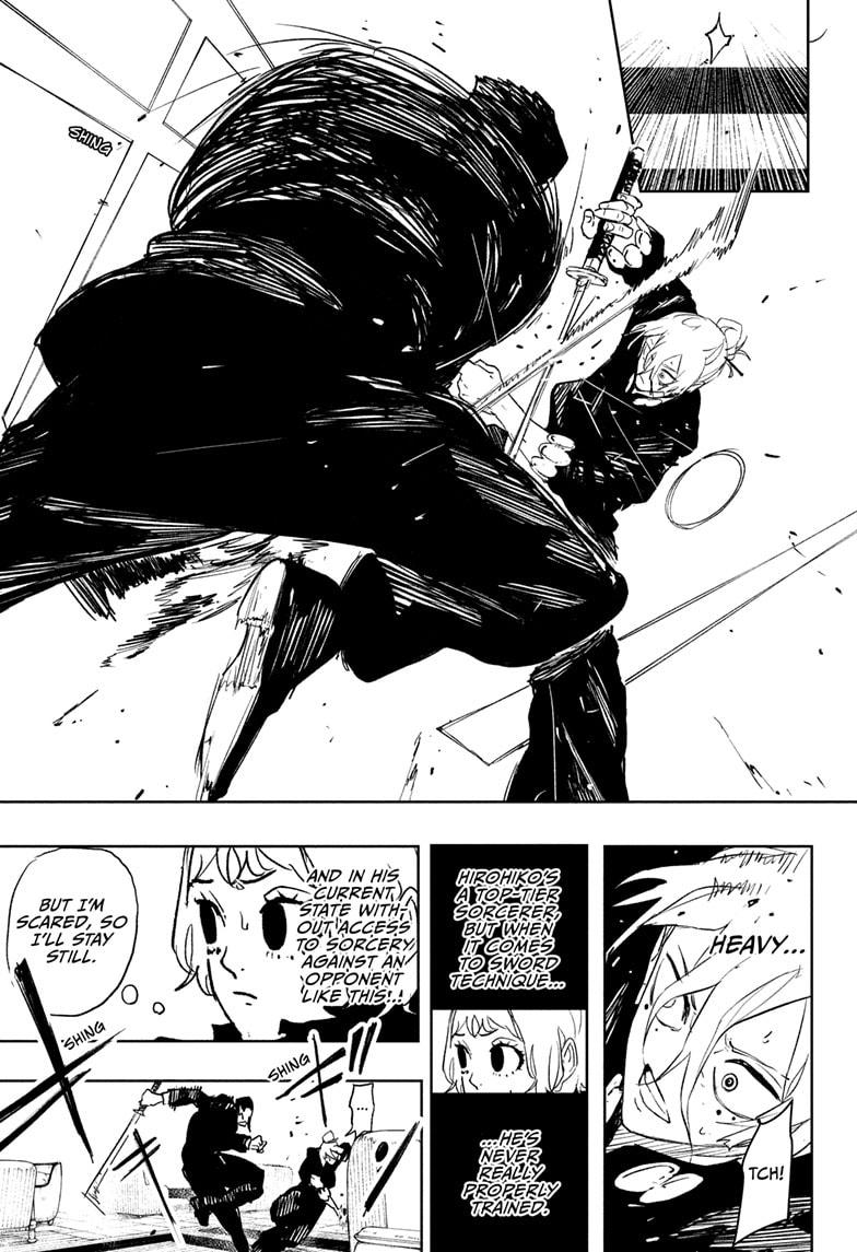 Kagurabachi Manga Chapter 67 page 3 - Kyoto Bloodshed Hotel scene