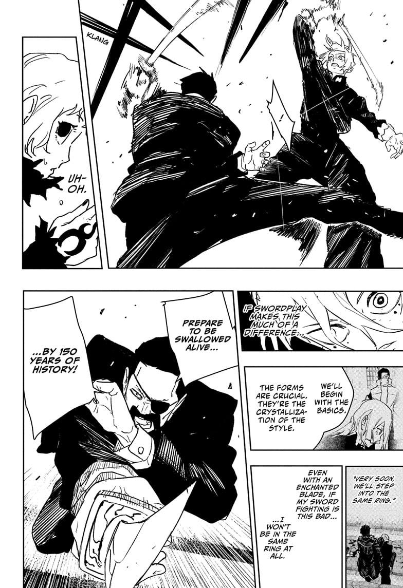 Kagurabachi Manga Chapter 67 page 4 - Kyoto Bloodshed Hotel scene