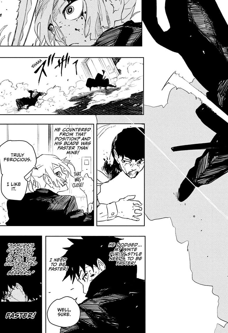 Kagurabachi Manga Chapter 68 page 17 - Metamorphosis scene