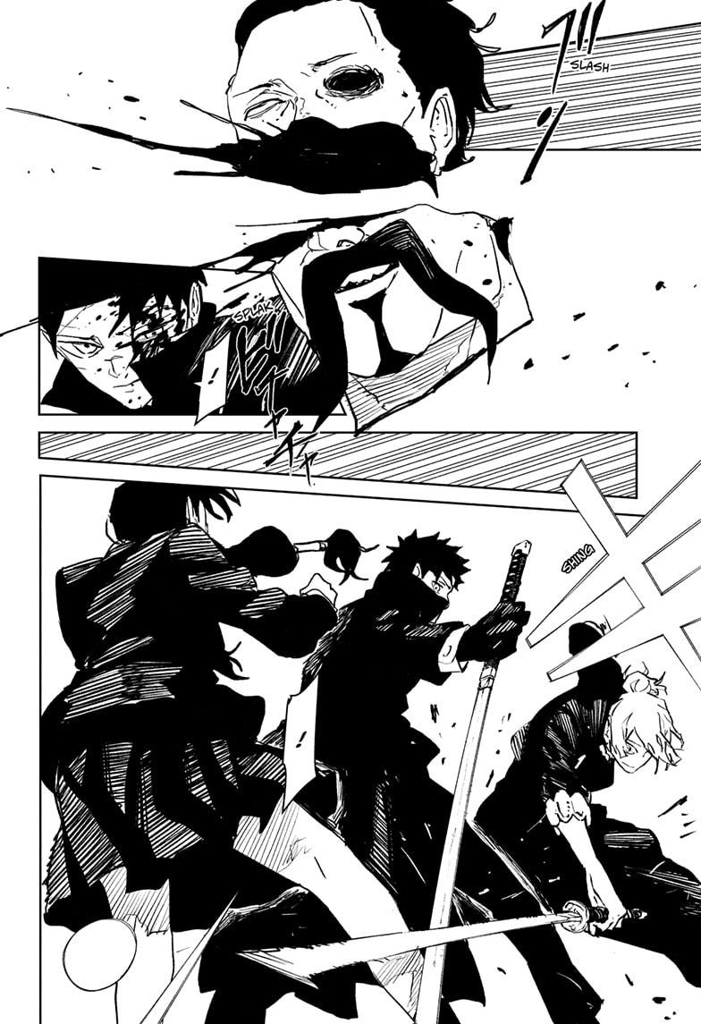 Kagurabachi Manga Chapter 68 page 2 - Metamorphosis scene