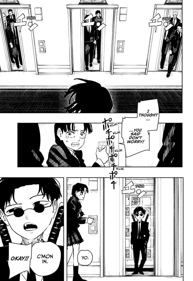 Kagurabachi Manga Chapter 68 page 5 - Metamorphosis scene