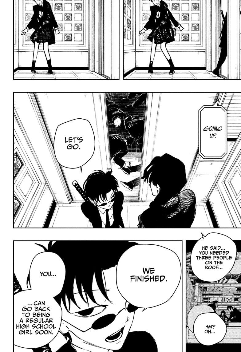 Kagurabachi Manga Chapter 68 page 6 - Metamorphosis scene