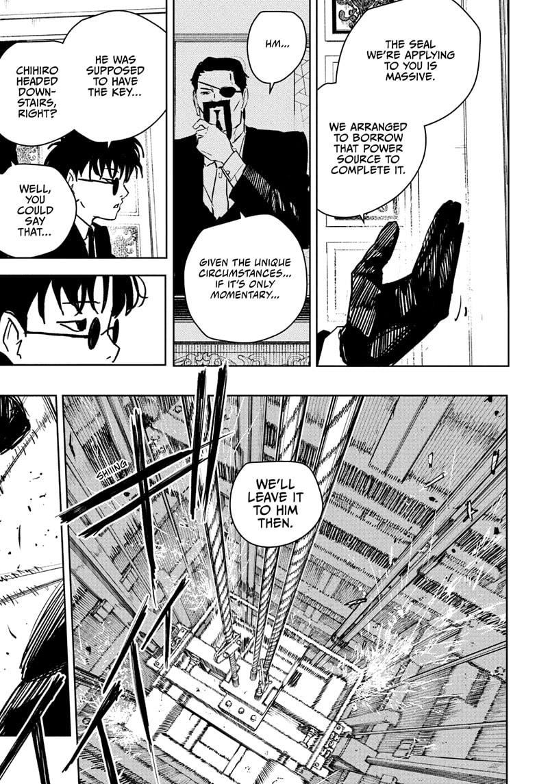 Kagurabachi Manga Chapter 68 page 9 - Metamorphosis scene