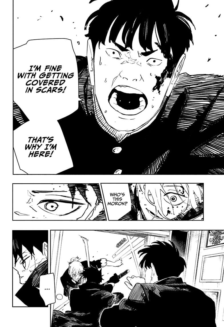 Kagurabachi Manga Chapter 69 page 14 - The Guy with the Scar scene