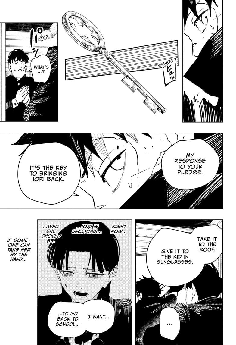 Kagurabachi Manga Chapter 69 page 15 - The Guy with the Scar scene