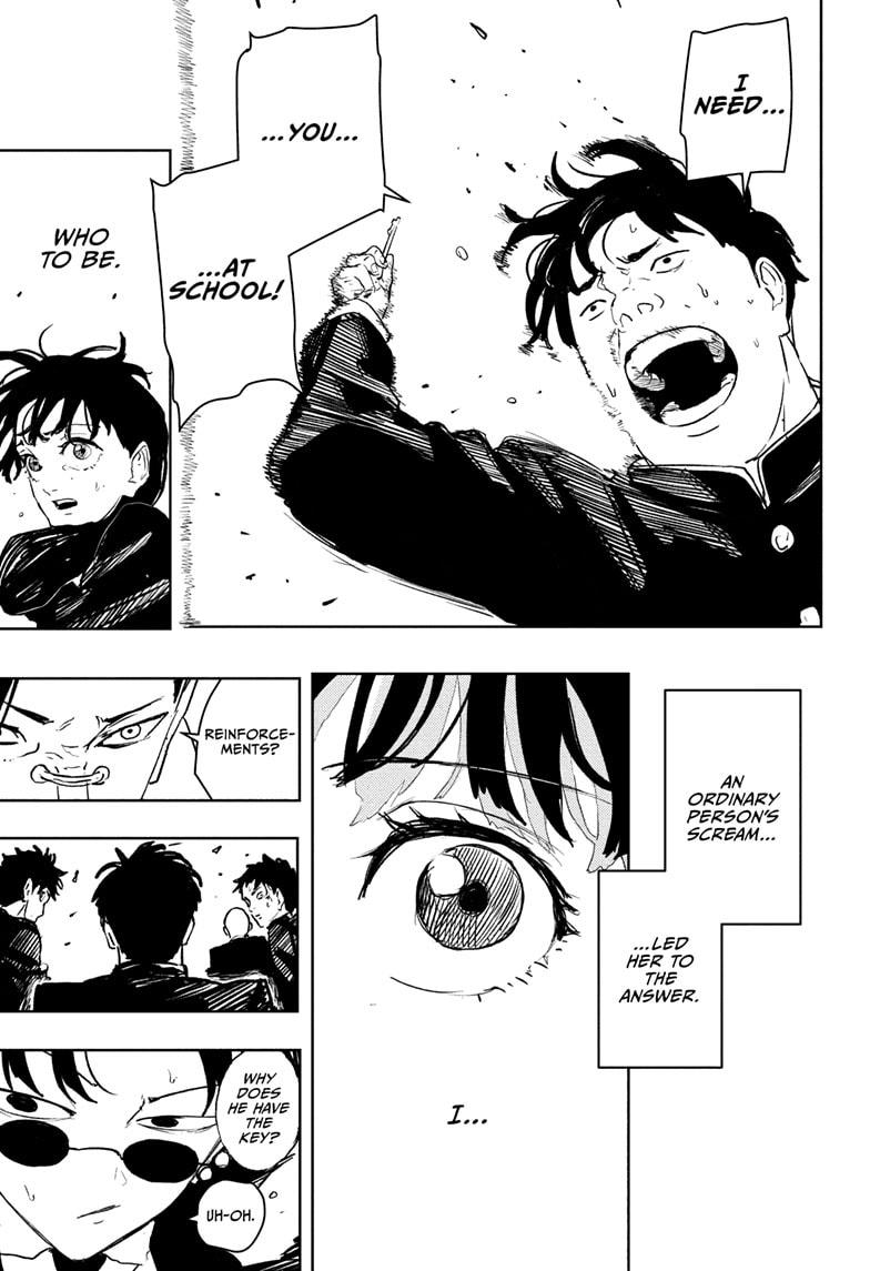 Kagurabachi Manga Chapter 69 page 17 - The Guy with the Scar scene