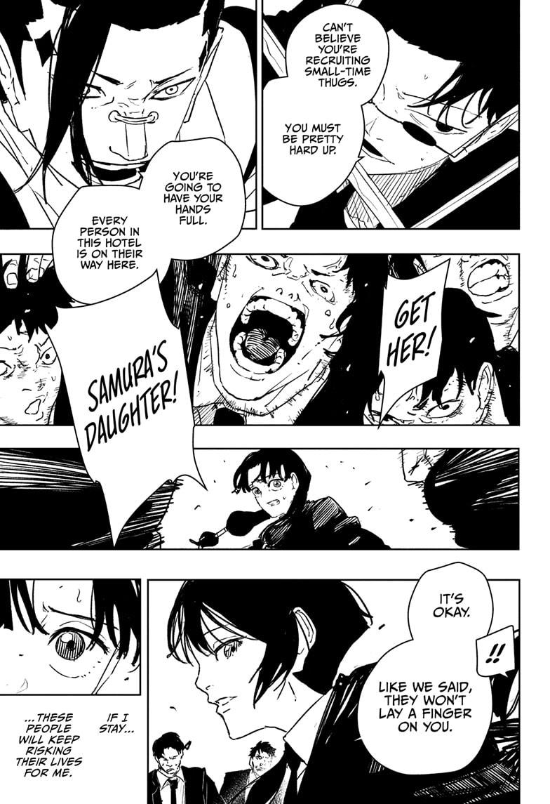 Kagurabachi Manga Chapter 69 page 5 - The Guy with the Scar scene